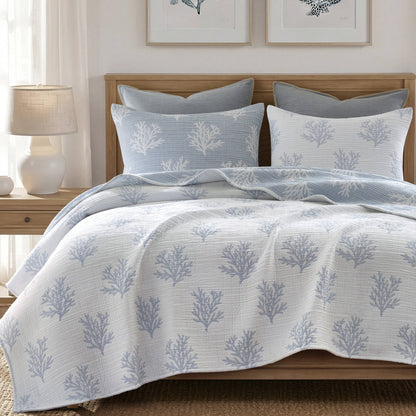 Mia Coral 3-Piece Quilt Mini Set