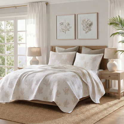 Mia Coral 3-Piece Quilt Mini Set