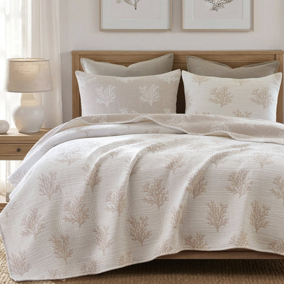 Mia Coral 3-Piece Quilt Mini Set