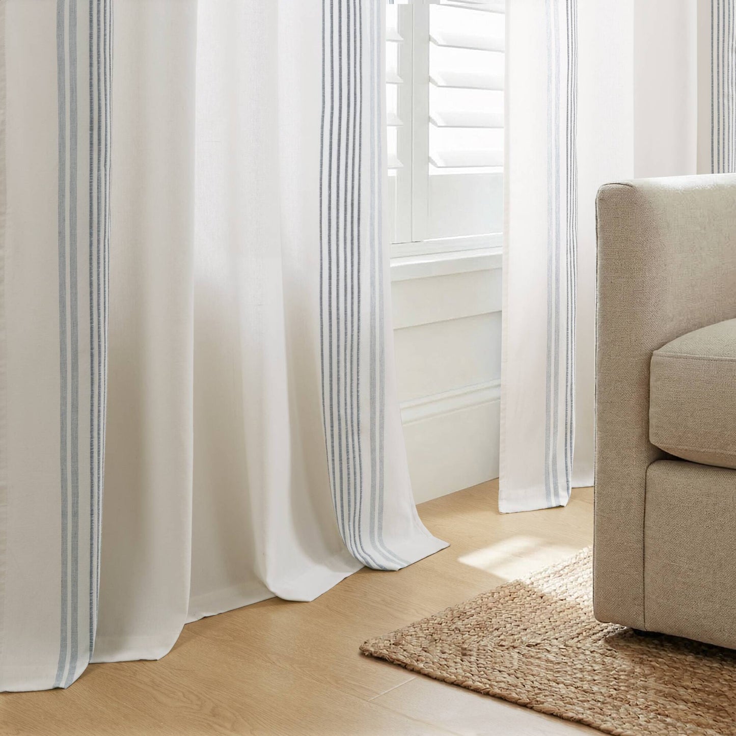 Morgan 2 Window Panels with 16 Rings