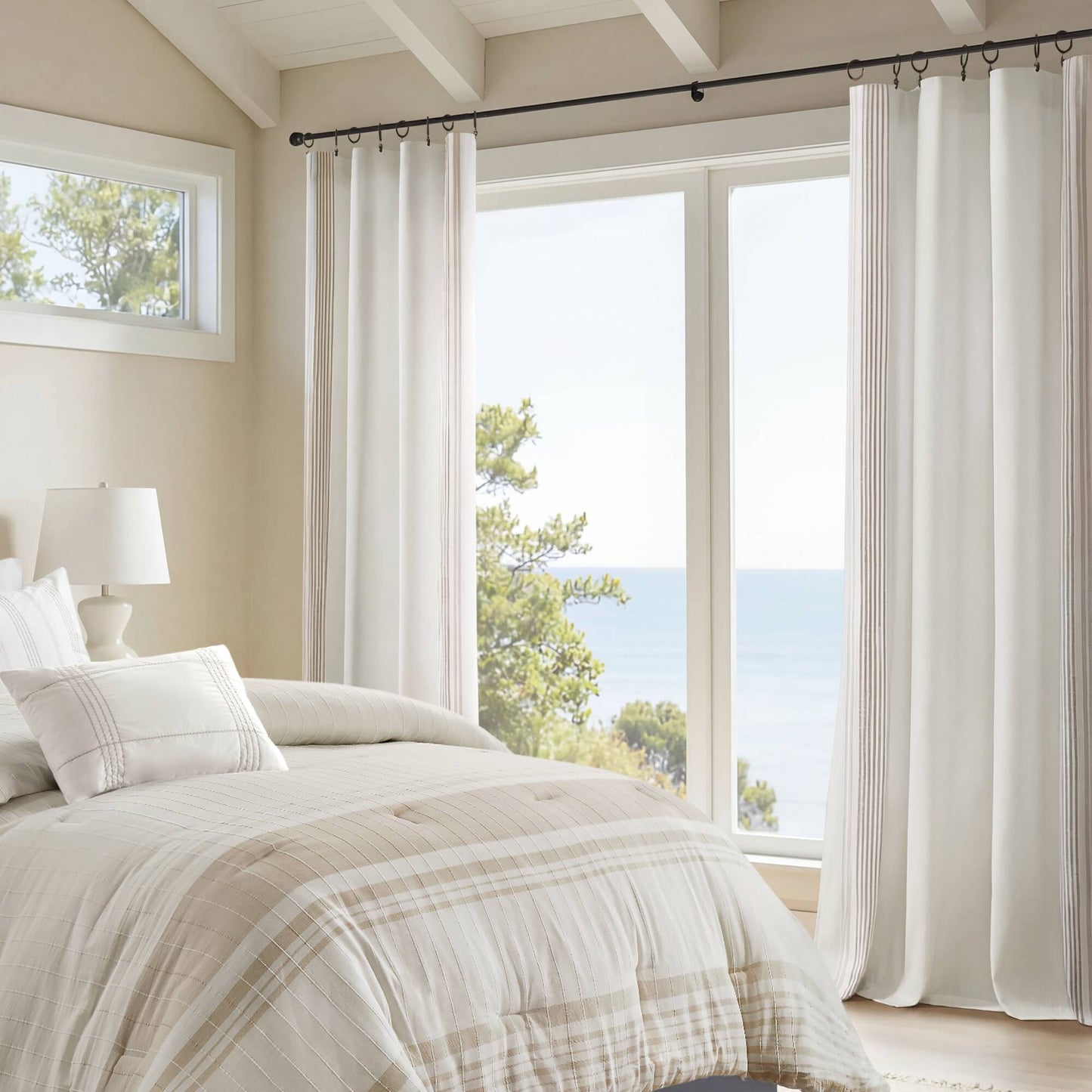 Morgan 2 Window Panels with 16 Rings