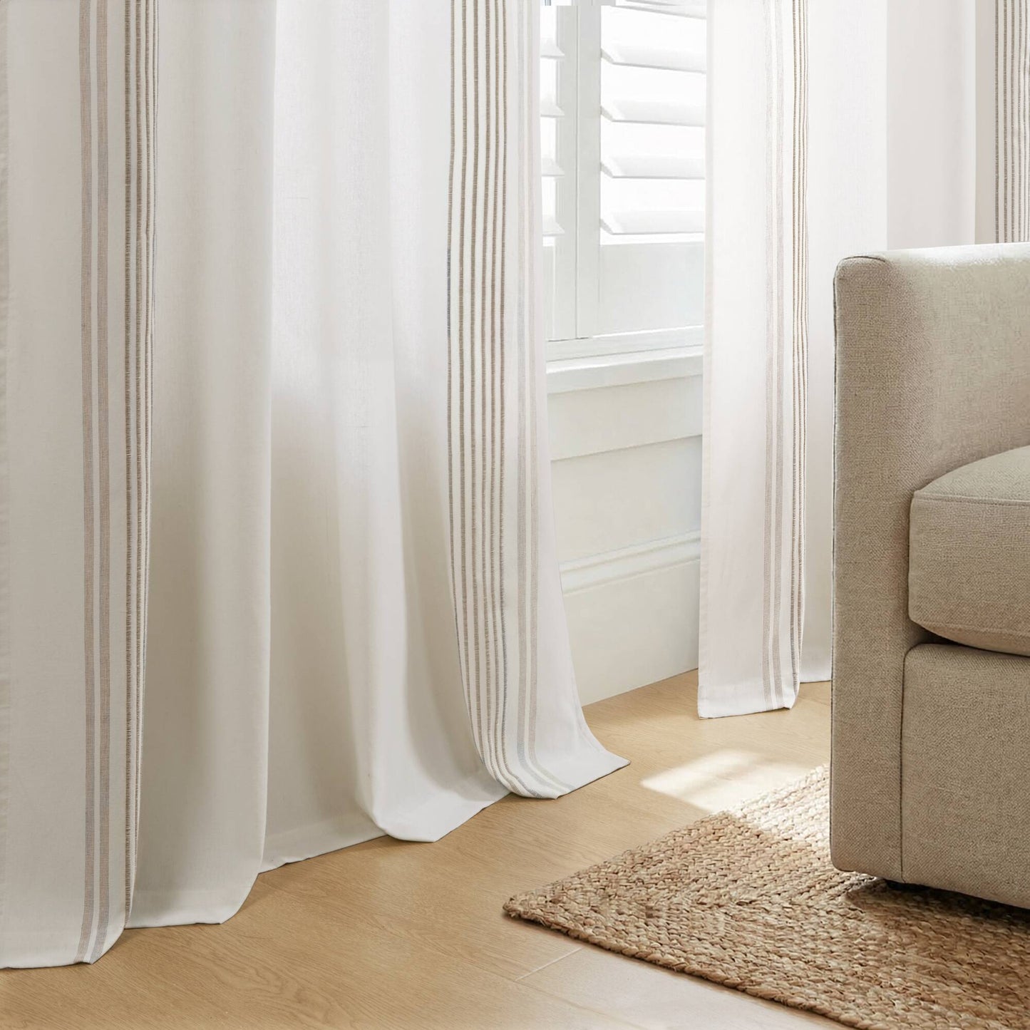 Morgan 2 Window Panels with 16 Rings