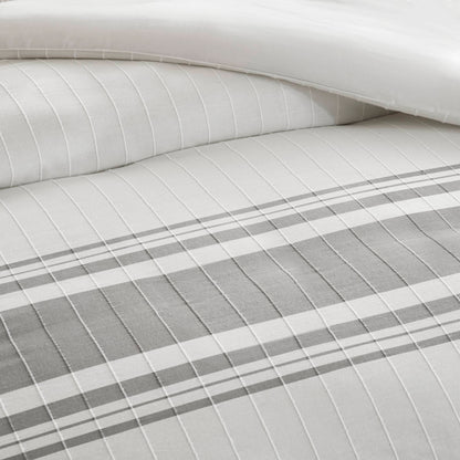 Morgan 5-Piece Cotton Jacquard Duvet Set