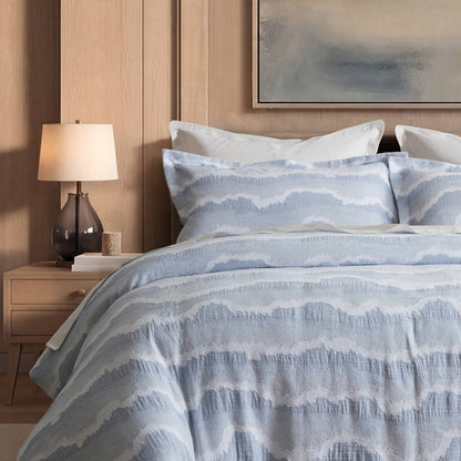 Ocean Wave 3 Piece Cotton Duvet Set