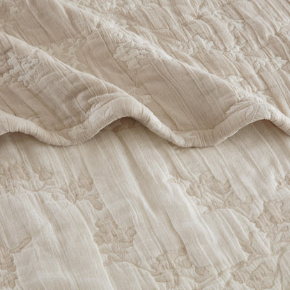 Catalina Botanical Cotton Jacquard Throw
