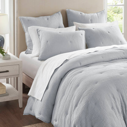 Breeze Cotton Gauze  Embroidered Euro Sham