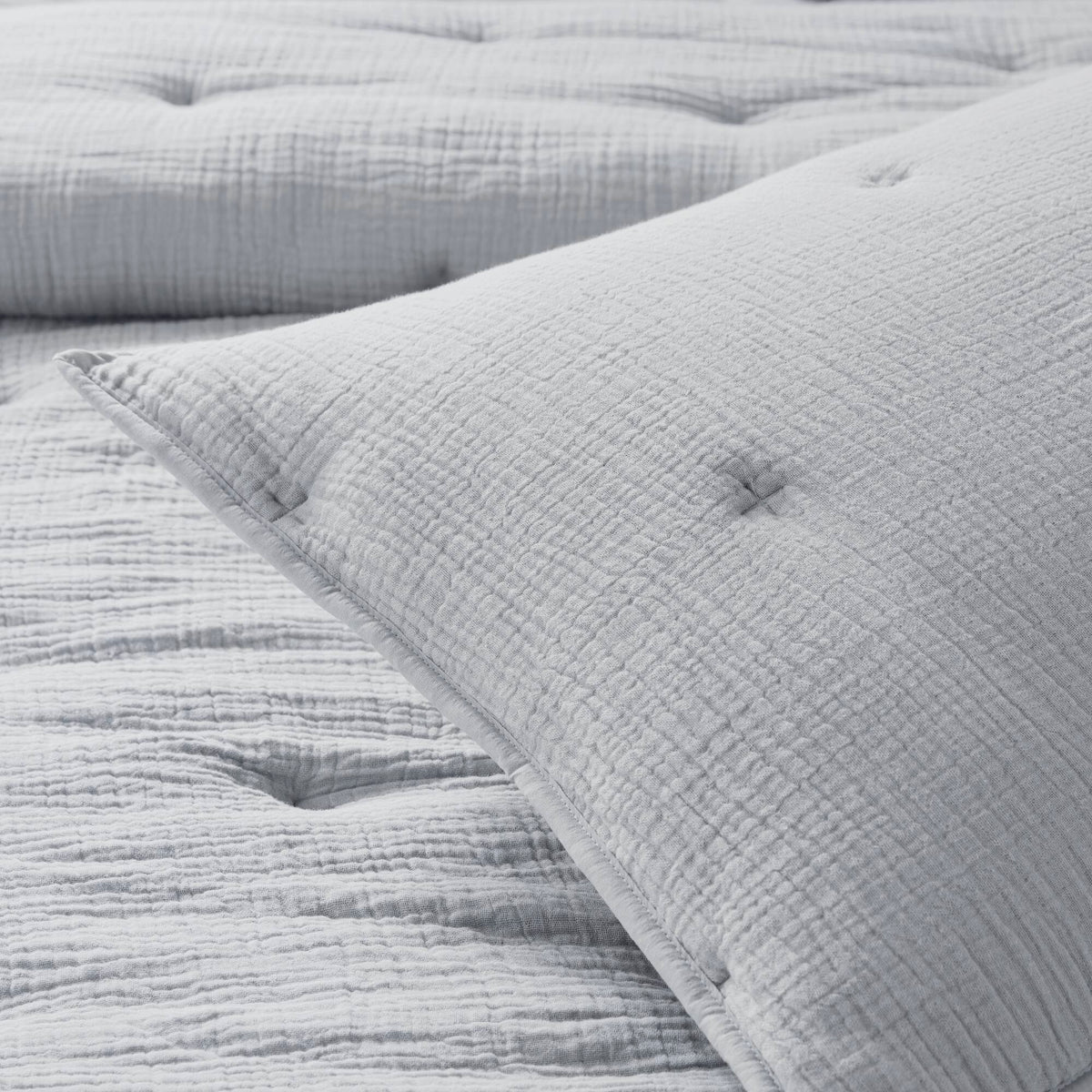 Breeze Cotton Gauze  Embroidered Euro Sham