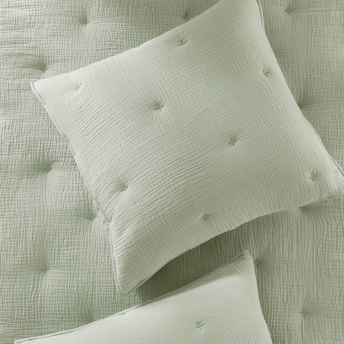 Breeze Cotton Gauze  Embroidered Euro Sham