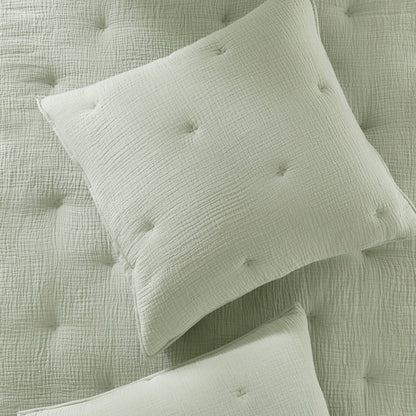 Breeze Cotton Gauze  Embroidered Euro Sham
