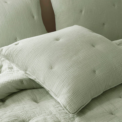 Breeze Cotton Gauze  Embroidered Euro Sham