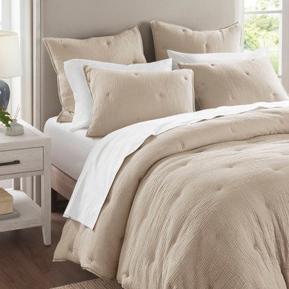 Breeze Cotton Gauze  Embroidered Euro Sham