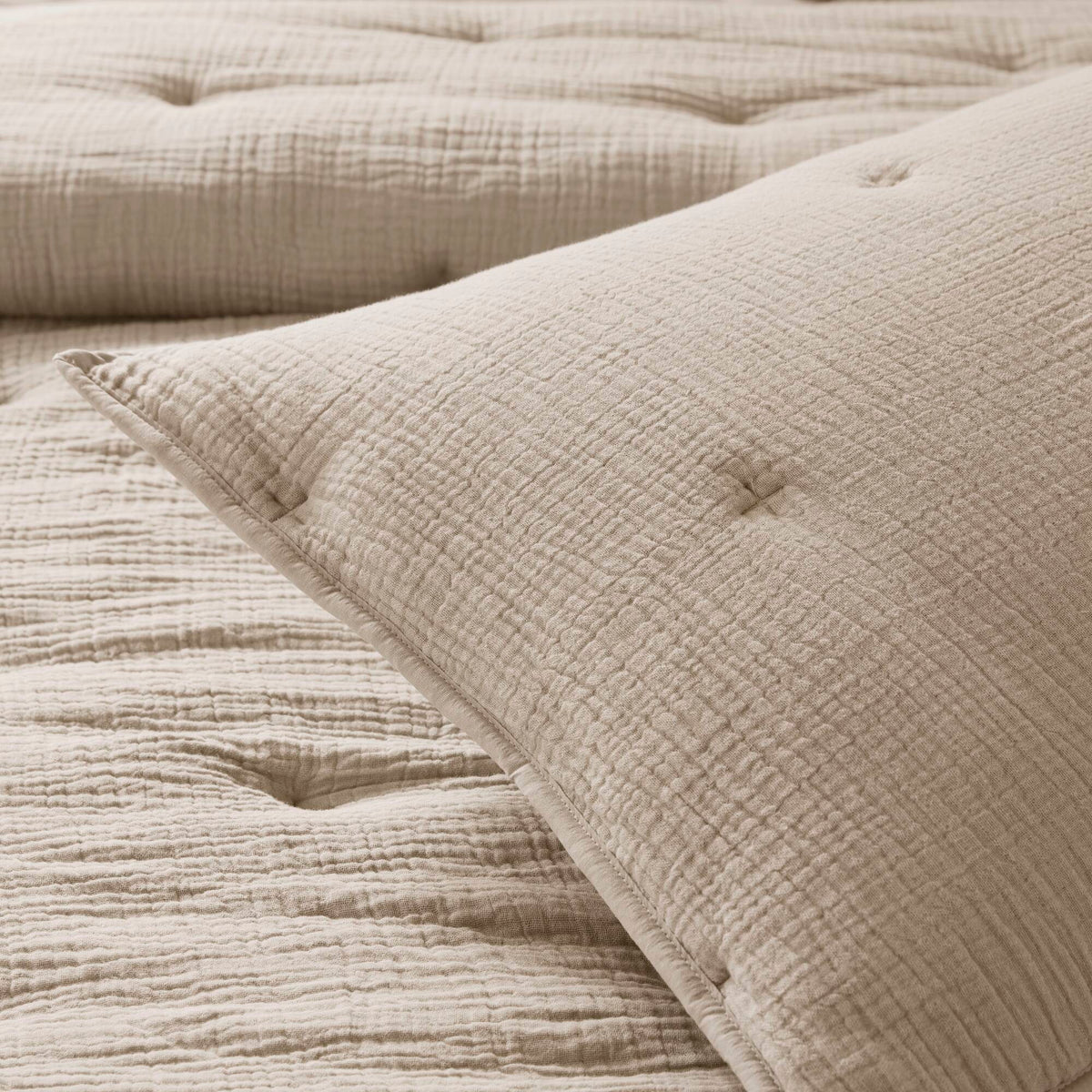 Breeze Cotton Gauze  Embroidered Euro Sham