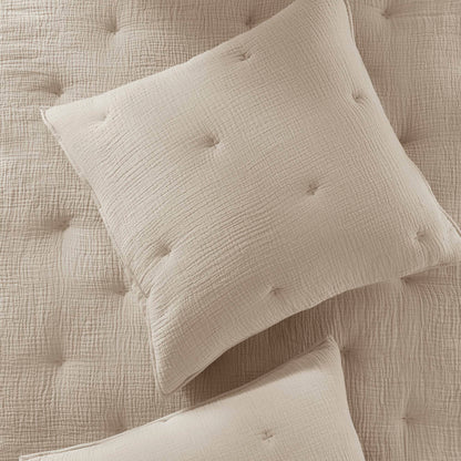 Breeze Cotton Gauze  Embroidered Euro Sham
