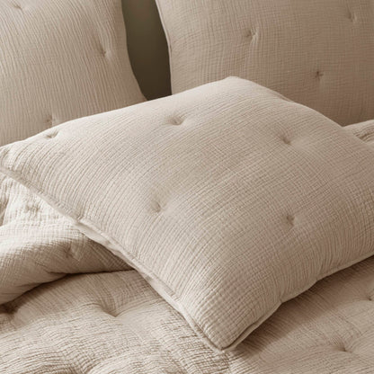 Breeze Cotton Gauze  Embroidered Euro Sham