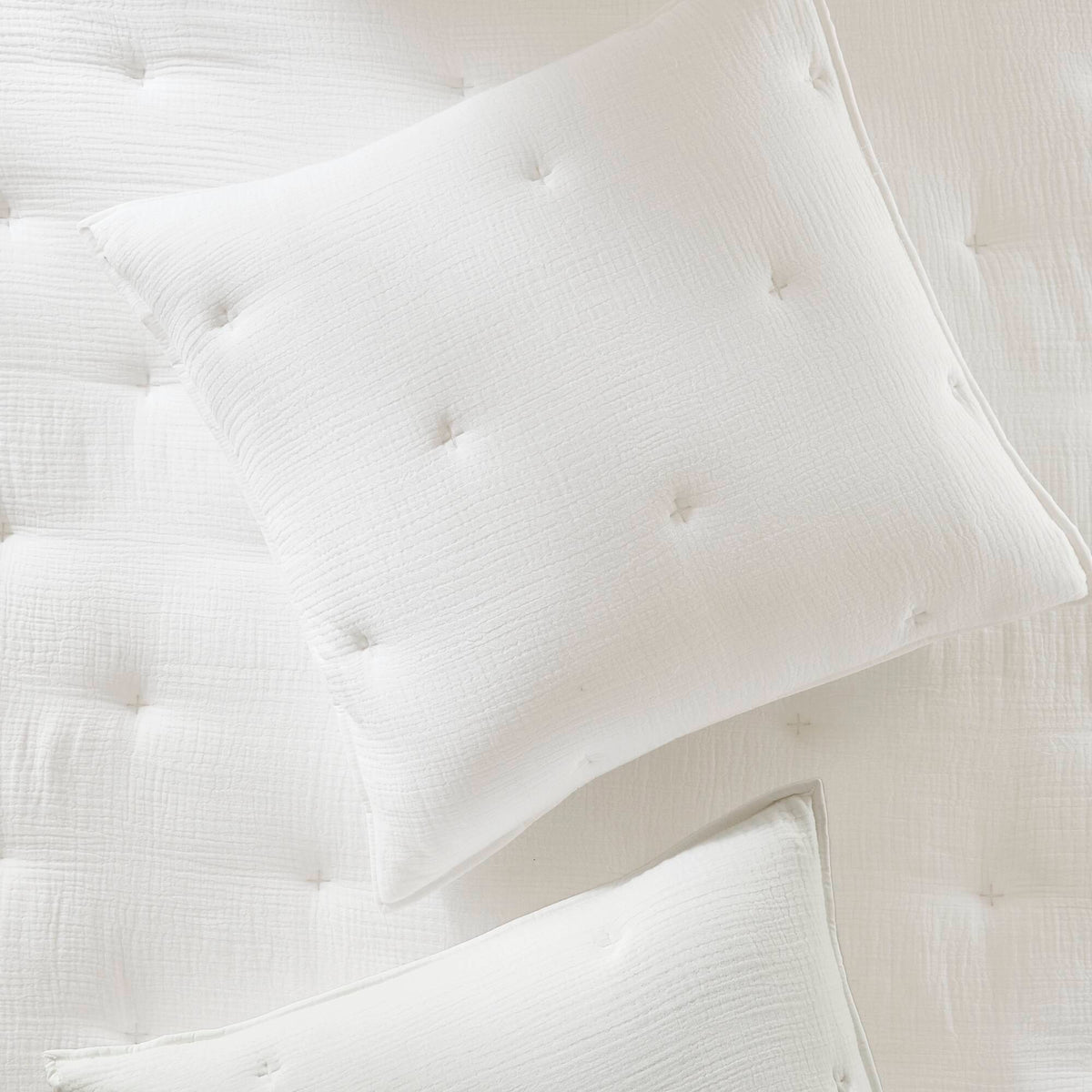 Breeze Cotton Gauze  Embroidered Euro Sham