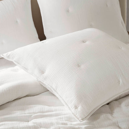 Breeze Cotton Gauze  Embroidered Euro Sham
