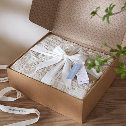 Maison Tropical Cotton Jacquard Botanical Duvet Cover Set