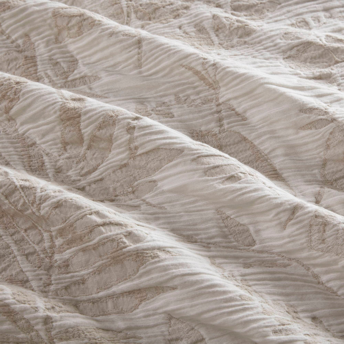Maison Tropical Cotton Jacquard Botanical Duvet Cover Set