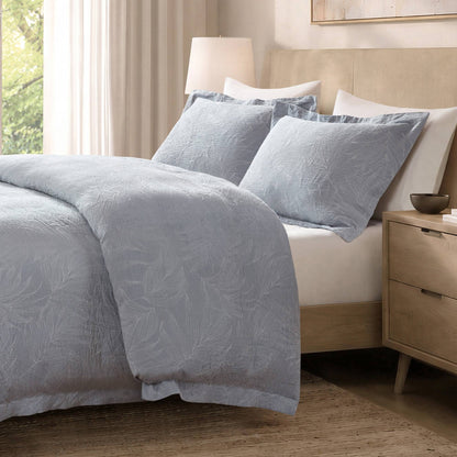 Serene TENCEL™ Cotton Botanical Jacquard Duvet Cover Set