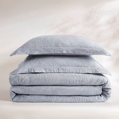 Serene TENCEL™ Cotton Botanical Jacquard Duvet Cover Set