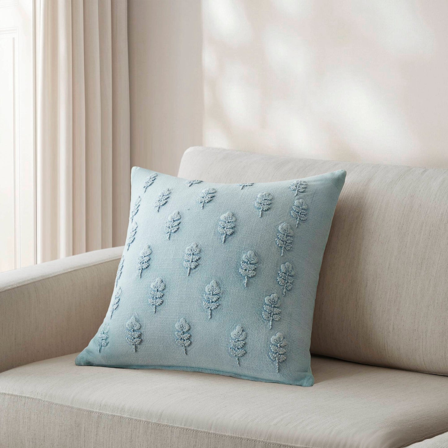 Ave Botanical 1 Piece Cotton Pillow Cover