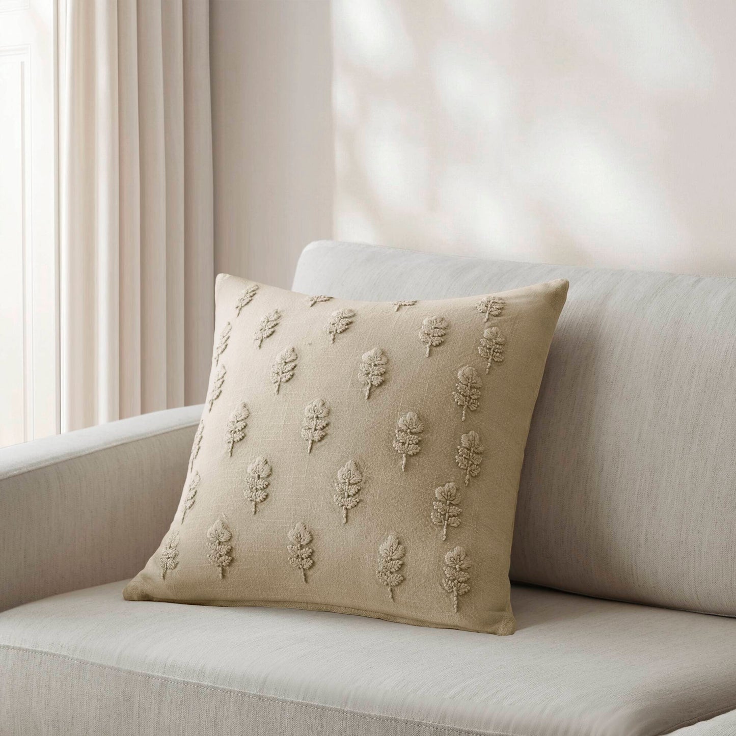 Ave Botanical 1 Piece Cotton Pillow Cover