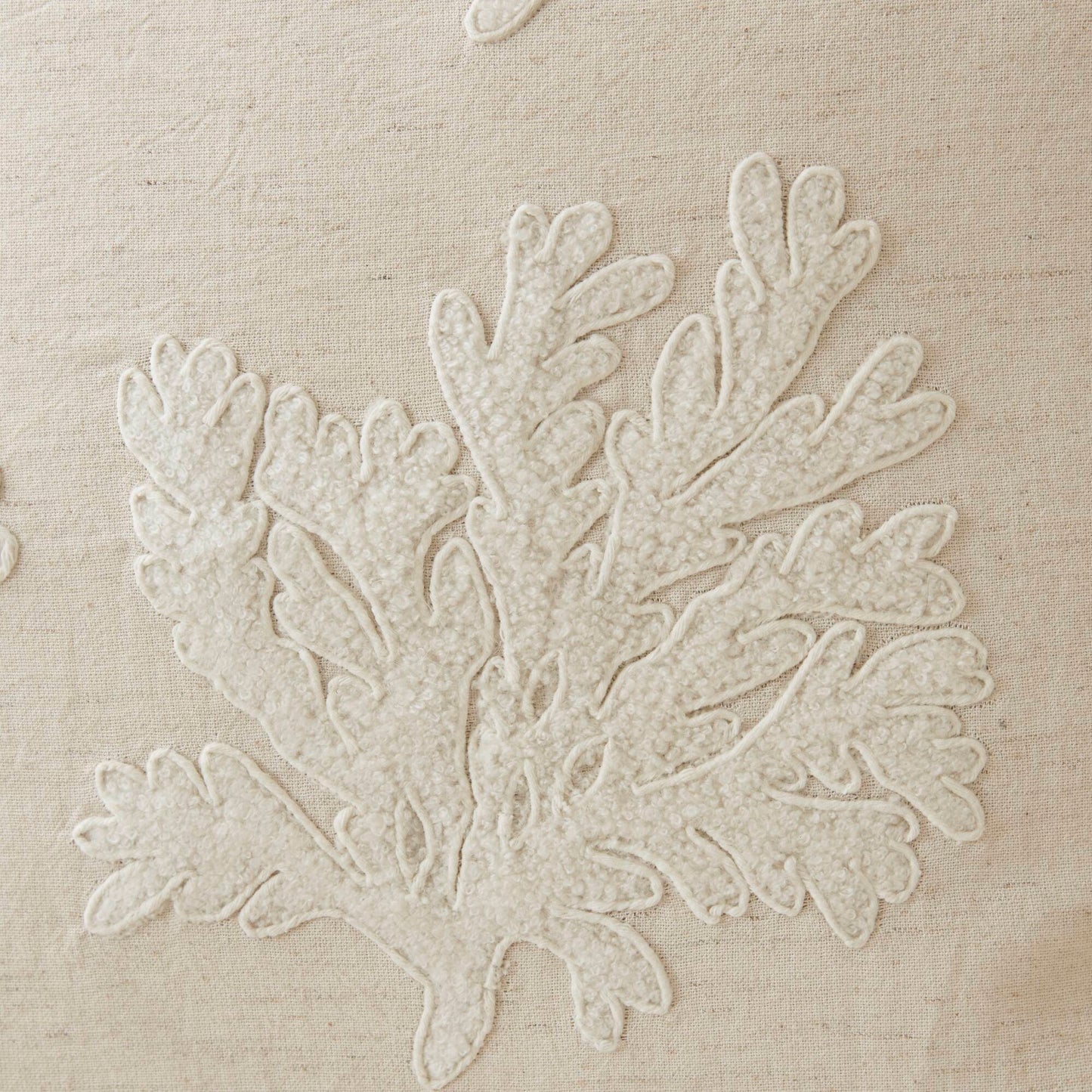 Camila Coral 1 Piece Cotton Pillow Cover