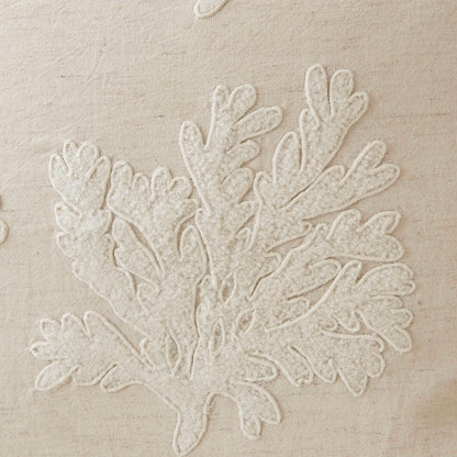Camila Coral 1 Piece Cotton Pillow Cover