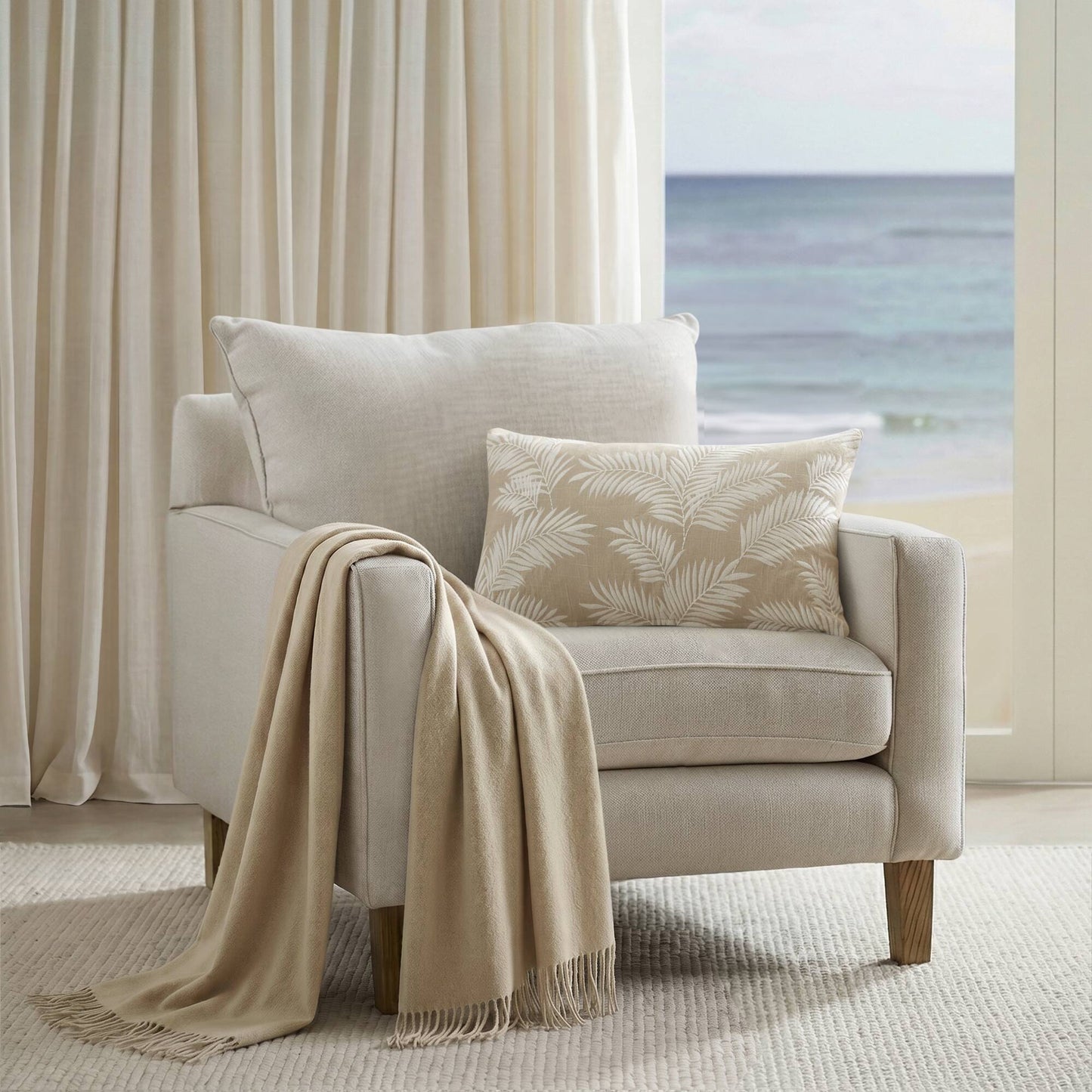 Ella Botanical 1 Piece Cotton Pillow Cover