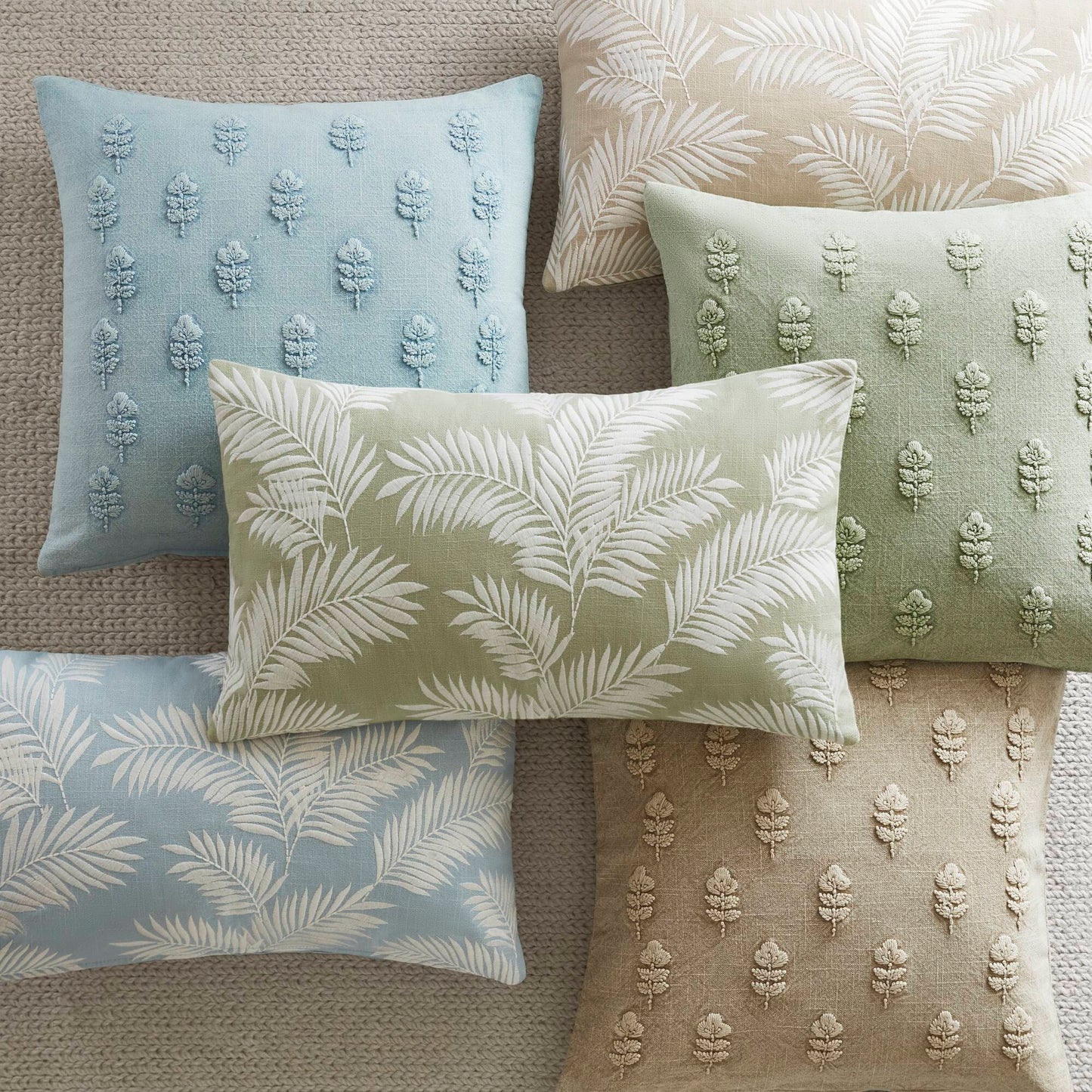 Ella Botanical 1 Piece Cotton Pillow Cover