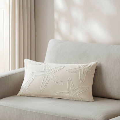 Lily Starfish 1 Piece Cotton Pillow Cover