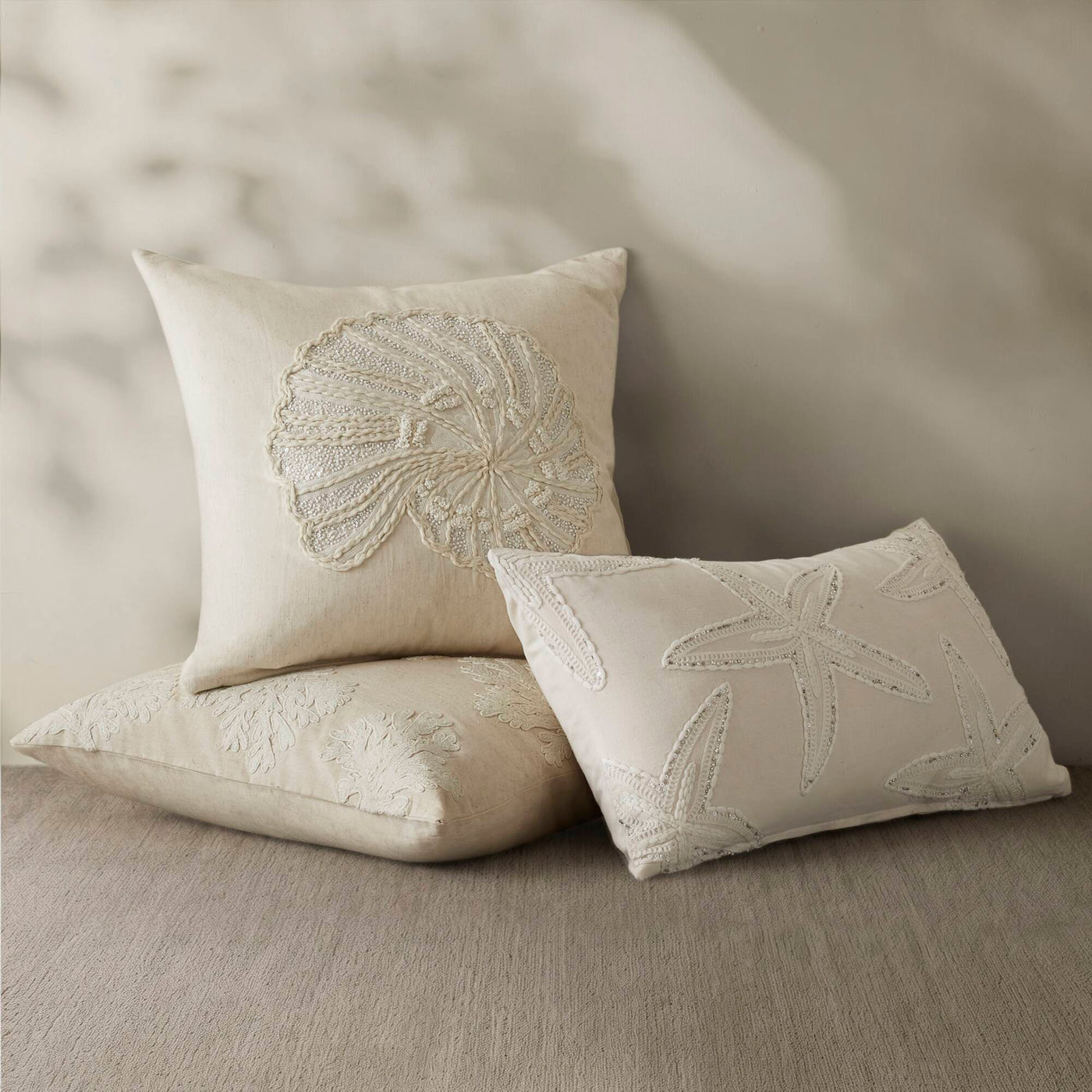 Lily Starfish 1 Piece Cotton Pillow Cover