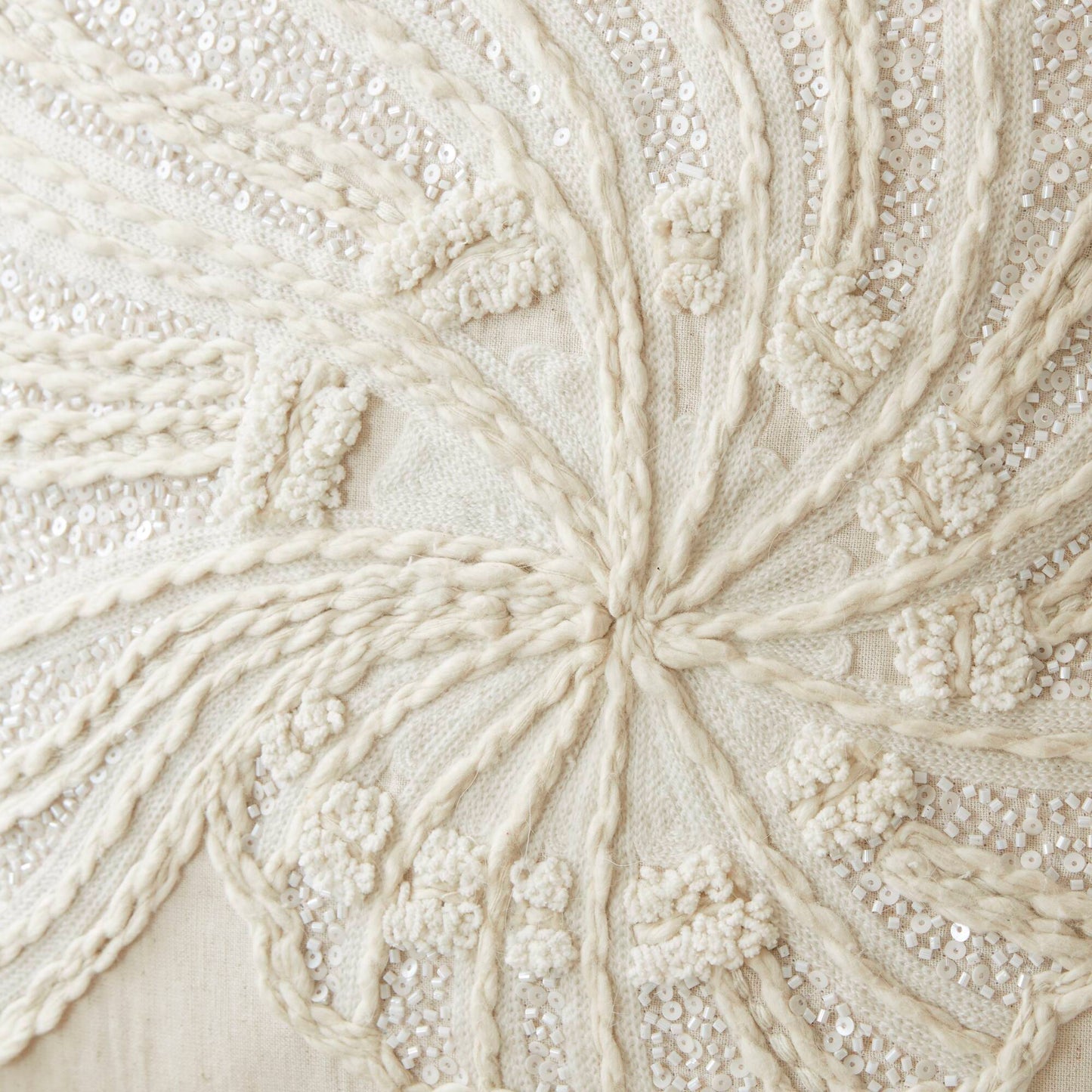 Luna Spiral Shell 1 Piece Cotton Pillow Cover