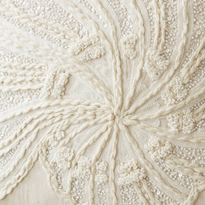 Luna Spiral Shell 1 Piece Cotton Pillow Cover