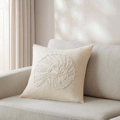Luna Spiral Shell 1 Piece Cotton Pillow Cover