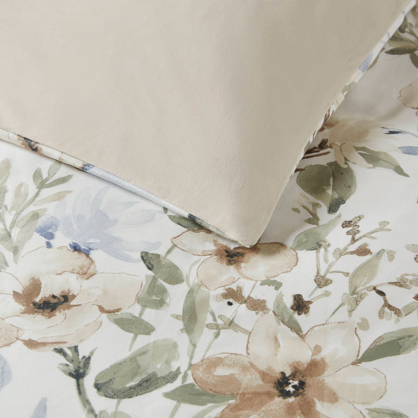 Herbal 6-Piece Cotton Sateen Print Oversized Comforter Set