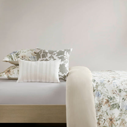 Herbal 5-Piece Cotton Sateen Print Duvet Set